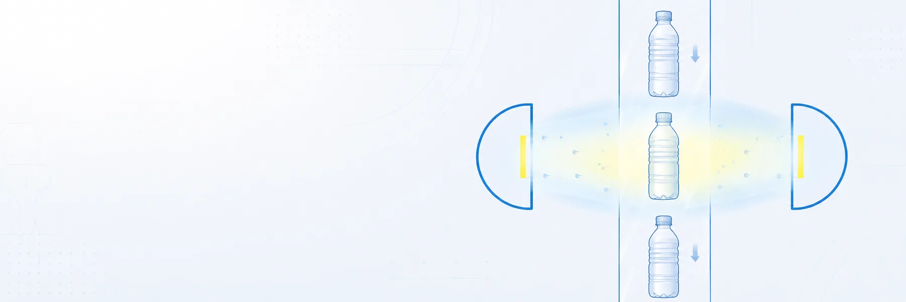 Bottle and container surface sterilization concept
