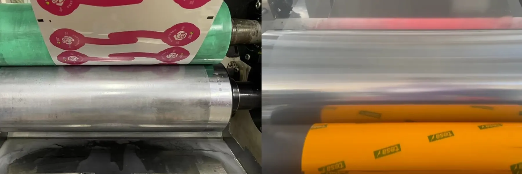 Roll-to-roll coating testing scene